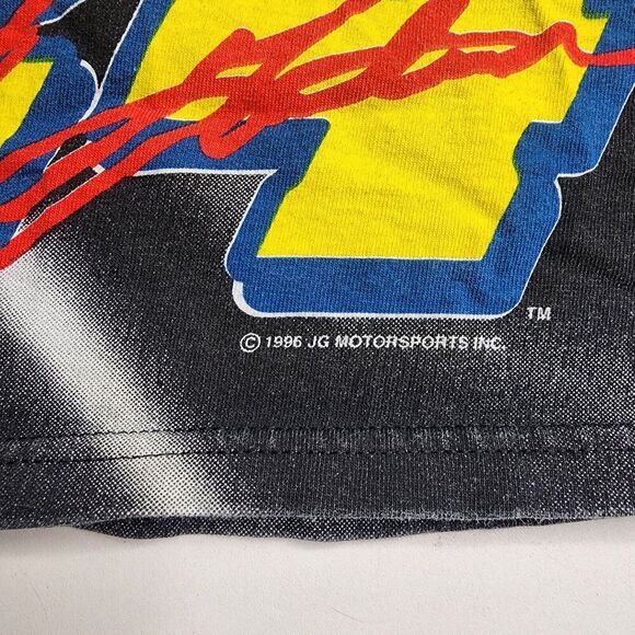 Jeff Gordon Chase Authentics‎ Follow The Leader Shirt AOP Skittles Size Large - Picture 8 of 14